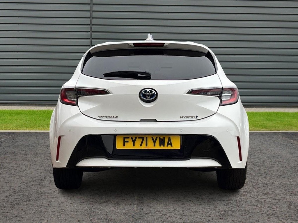 Toyota Corolla 1.8 Vvt-h Design Hatchback Hybrid Cvt White #4