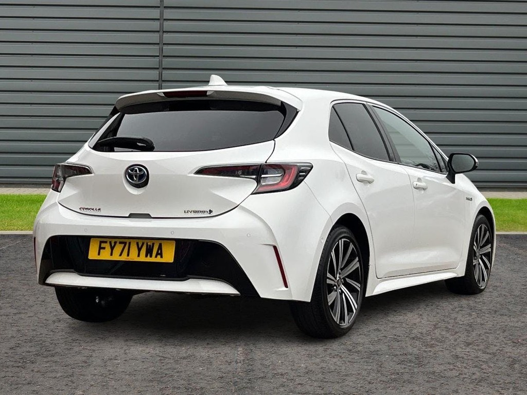 Toyota Corolla 1.8 Vvt-h Design Hatchback Hybrid Cvt White #3