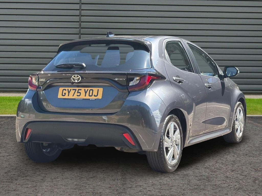 Toyota Yaris 1.5 Vvt-h Icon Hatchback Hybrid E Cvt Grey #3