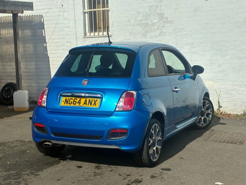 Fiat 500 1.2 Pop Start Stop 35 Road Tax - Only 64 Red #9