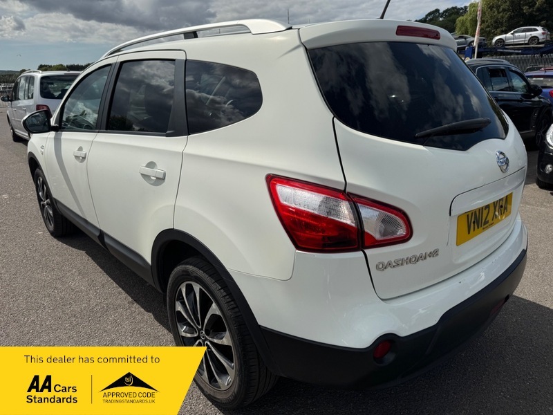 Nissan Qashqai+2 Dci N-tec Plus 2 White #3