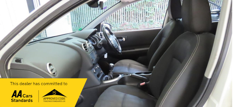 Nissan Qashqai+2 Dci N-tec Plus 2 White #6
