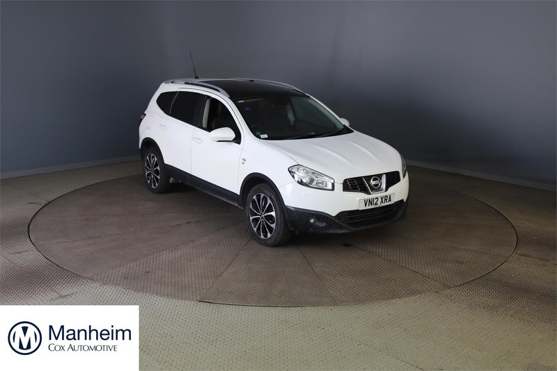 Nissan Qashqai+2 Dci N-tec Plus 2 White #5