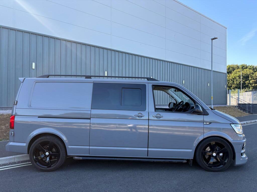 Volkswagen Transporter 2.0 Tdi T32 Bluemotion Tech Dsg Fwd Lwb Euro 6 S Red #4