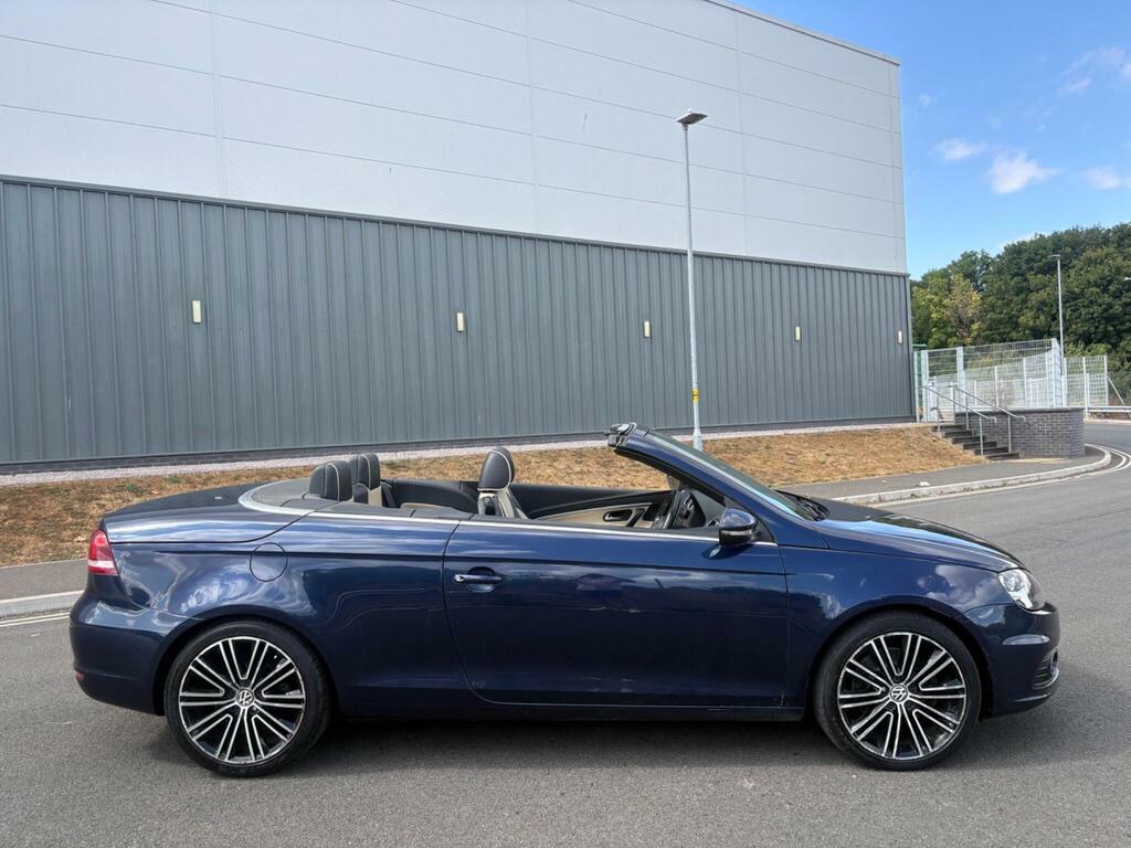 Volkswagen EOS 2.0 Tdi Bluemotion Tech Exclusive Cabriolet Euro 5 WK11YXP Blue #4