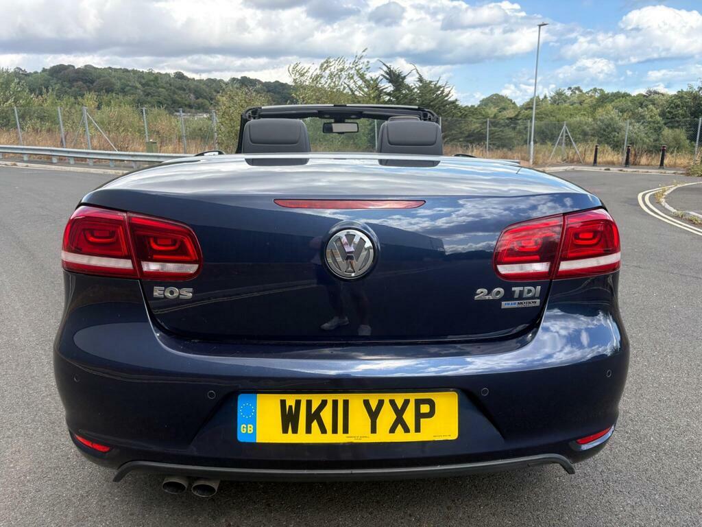 Volkswagen EOS 2.0 Tdi Bluemotion Tech Exclusive Cabriolet Euro 5 WK11YXP Blue #3