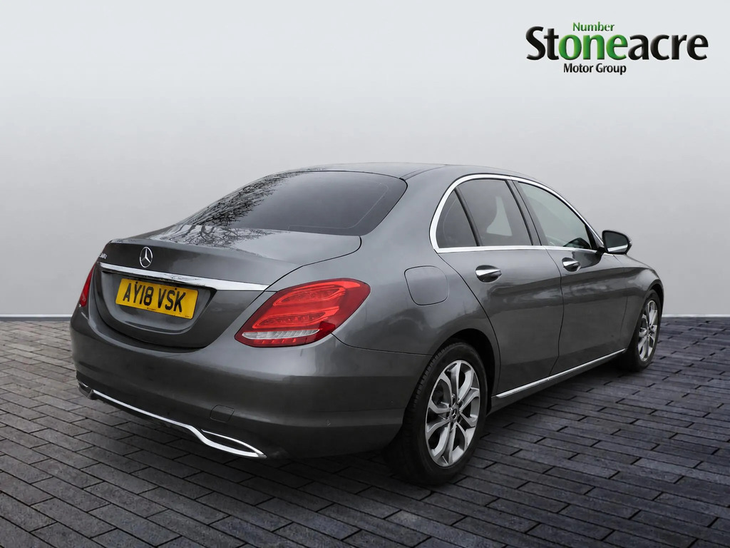 Mercedes-Benz C Class 1.6 C200d Sport Premium G-tronic Euro 6 Ss Grey #3