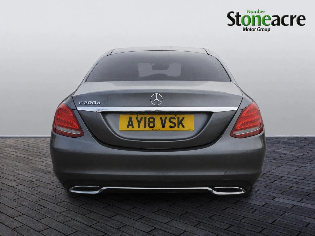 Mercedes-Benz C Class 1.6 C200d Sport Premium G-tronic Euro 6 Ss Grey #4