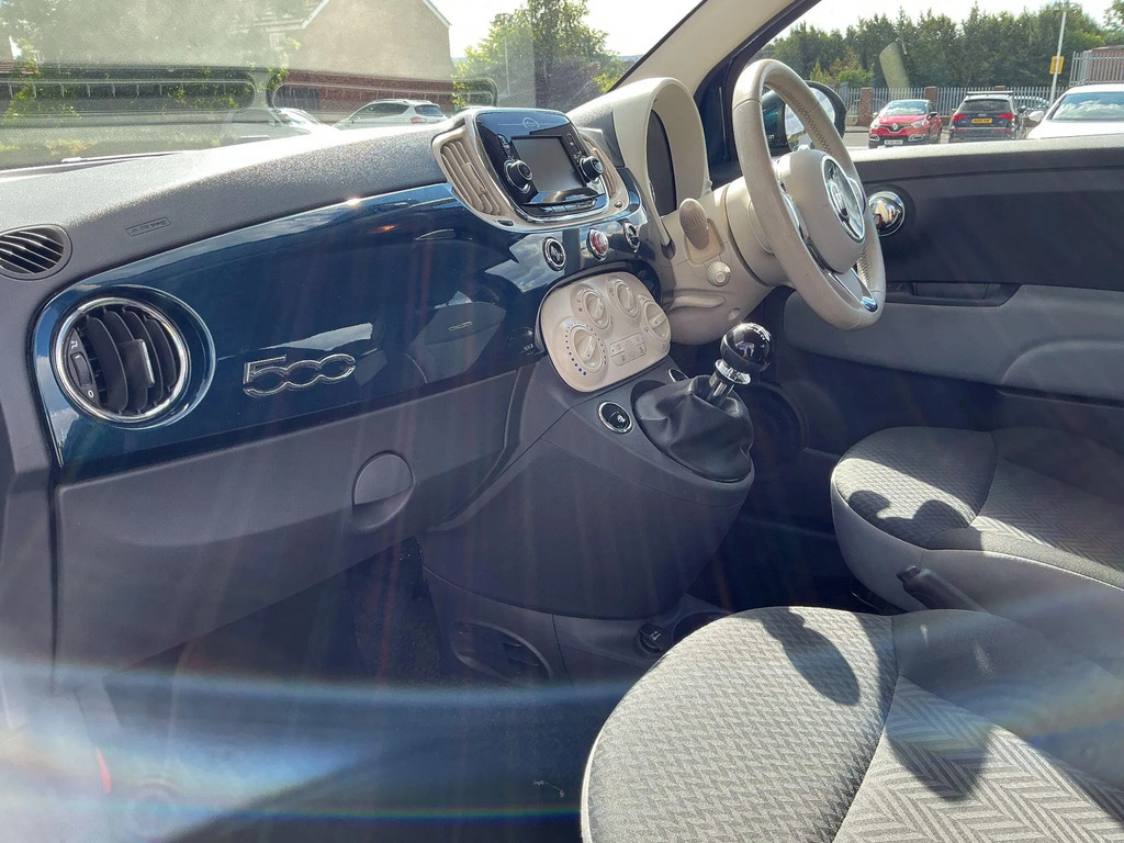Fiat 500 1.2 Eco Pop Star Hatchback Euro Grey #19