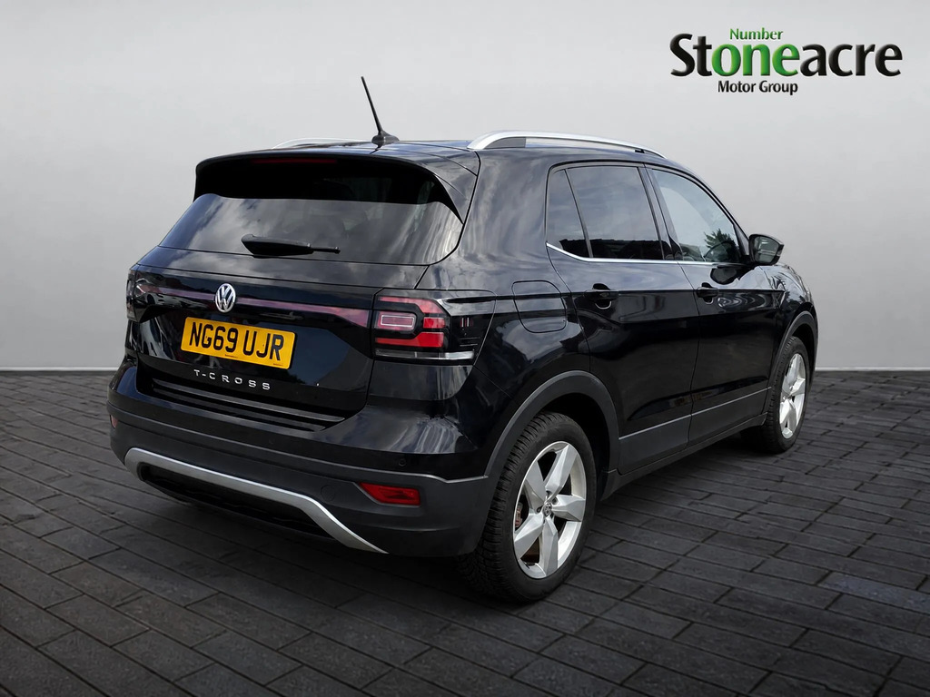 Volkswagen T-Cross 1.0 Tsi Sel Dsg Euro 6 Ss Black #4