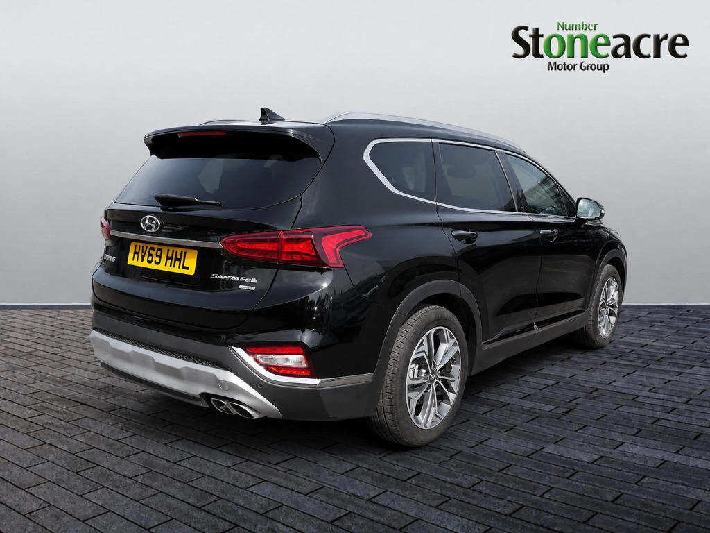 Hyundai Santa Fe 2.2 Crdi Premium 4Wd Euro 6 Ss 7 Seat Black #9