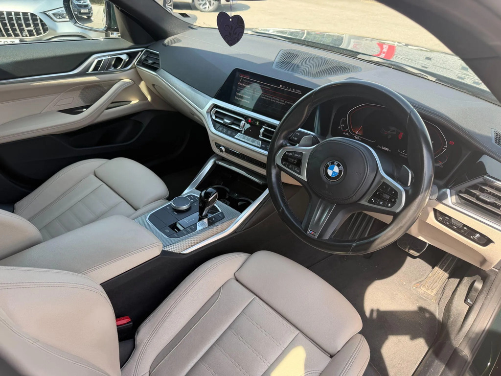 BMW 4 Series Gran Coupe 2.0 420D Mht M Sport Coupe Hybrid Black #8