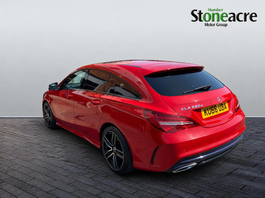 Mercedes-Benz CLA Class 2.1 Cla220d Amg Line Shooting Brake 7G-dct Euro 6 Red #4