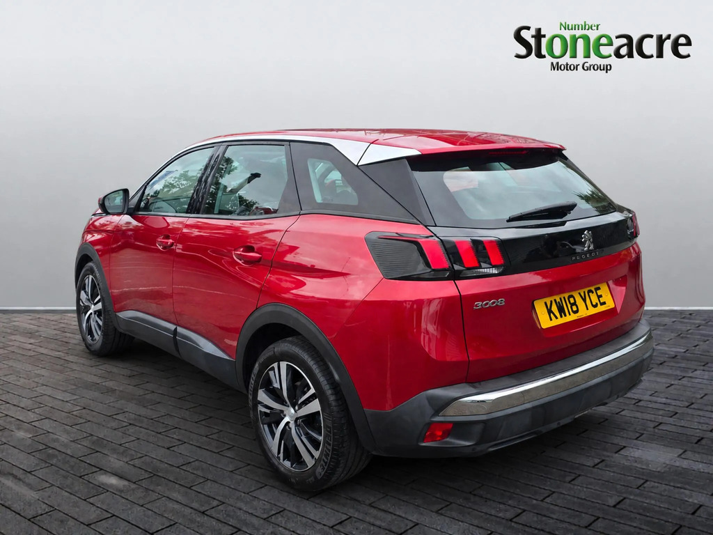 Peugeot 3008 1.2 Puretech Active Euro 6 Ss Red #2