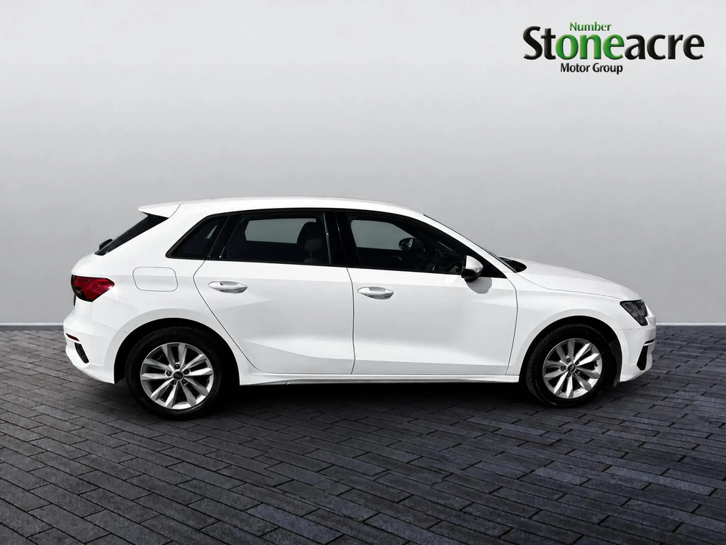 Audi A3 1.0 Tfsi 30 Technik Sportback S Tronic Euro 6 Ss LO21CBV White #6