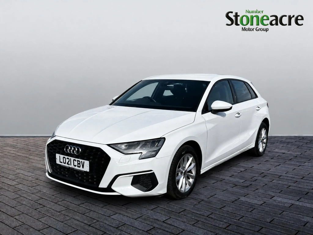 Audi A3 1.0 Tfsi 30 Technik Sportback S Tronic Euro 6 Ss LO21CBV White #3