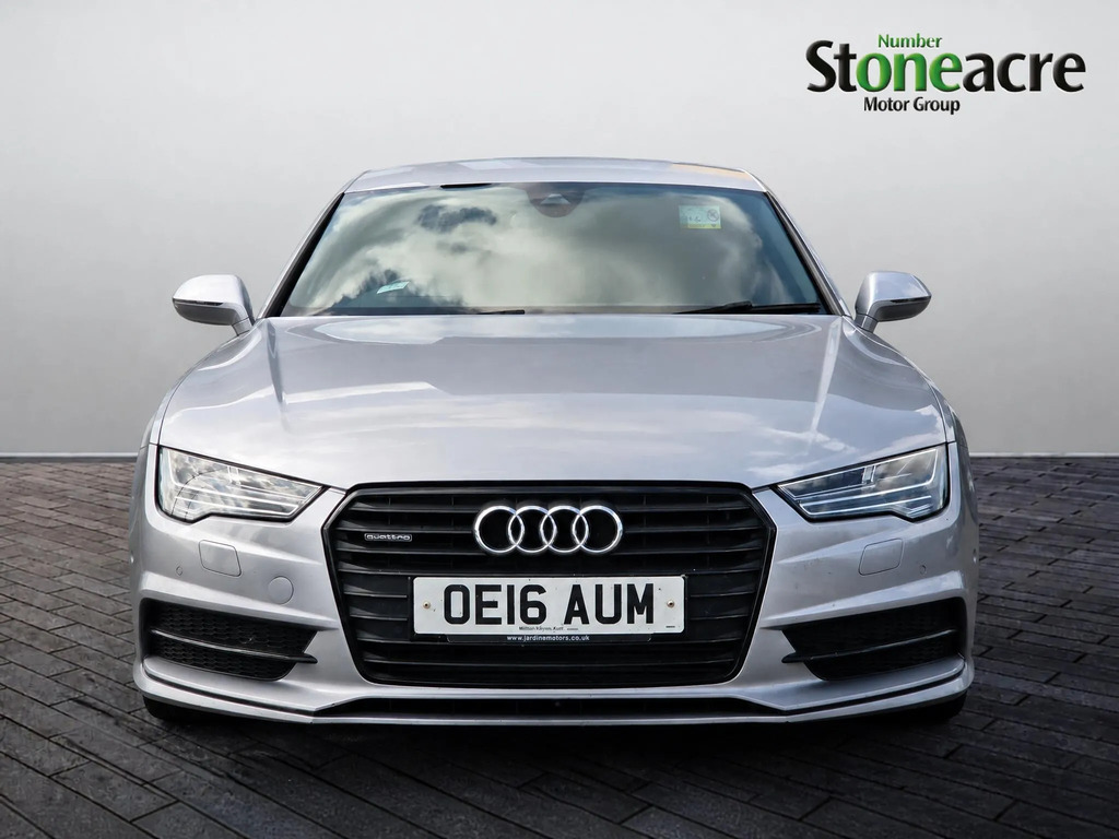 Audi A7 3.0 Tdi V6 Black Edition Sportback S Tronic Quattr Silver #2