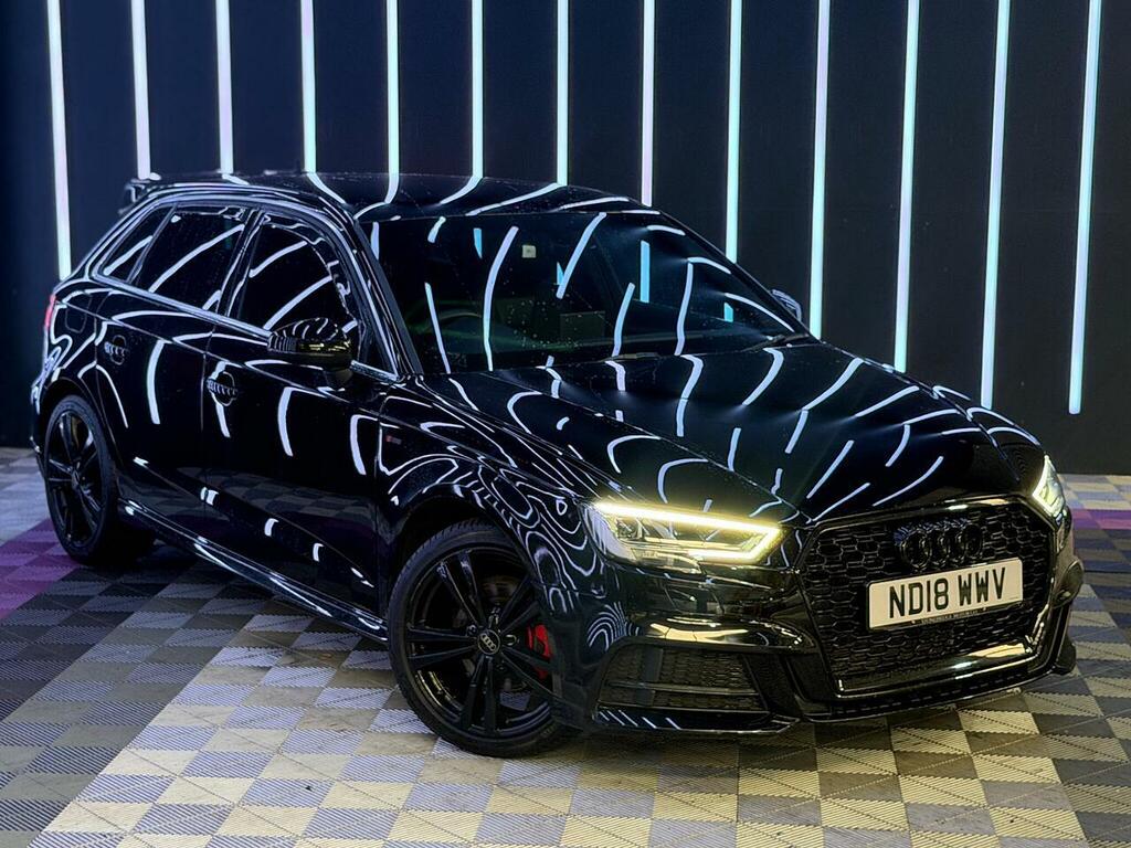 Audi A3 1.0 Tfsi S Line Sportback Euro 6 Ss Black #2