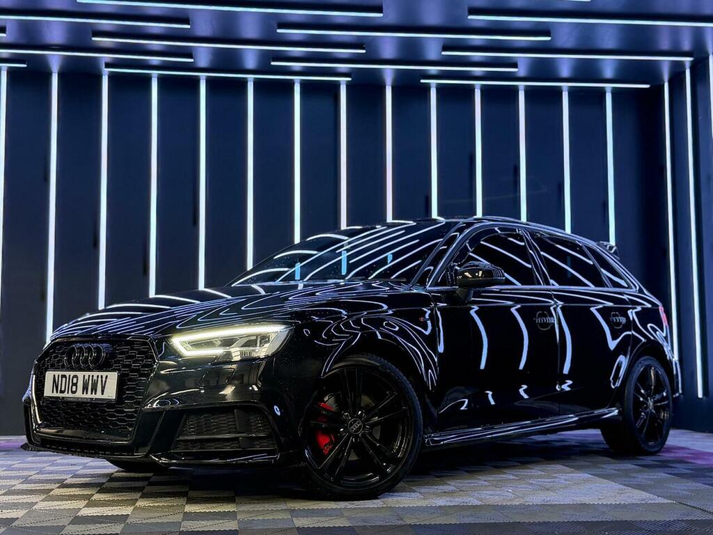 Audi A3 1.0 Tfsi S Line Sportback Euro 6 Ss Black #3