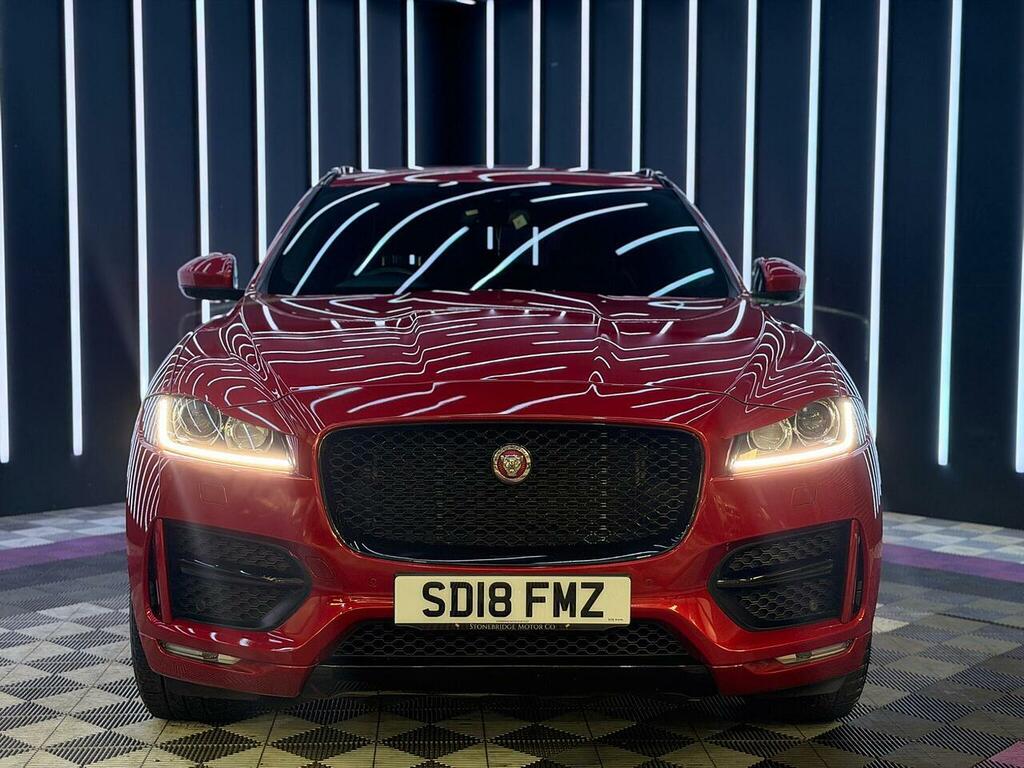 Jaguar F-Pace 2.0 D240 R-sport Awd Euro 6 Ss Red #3