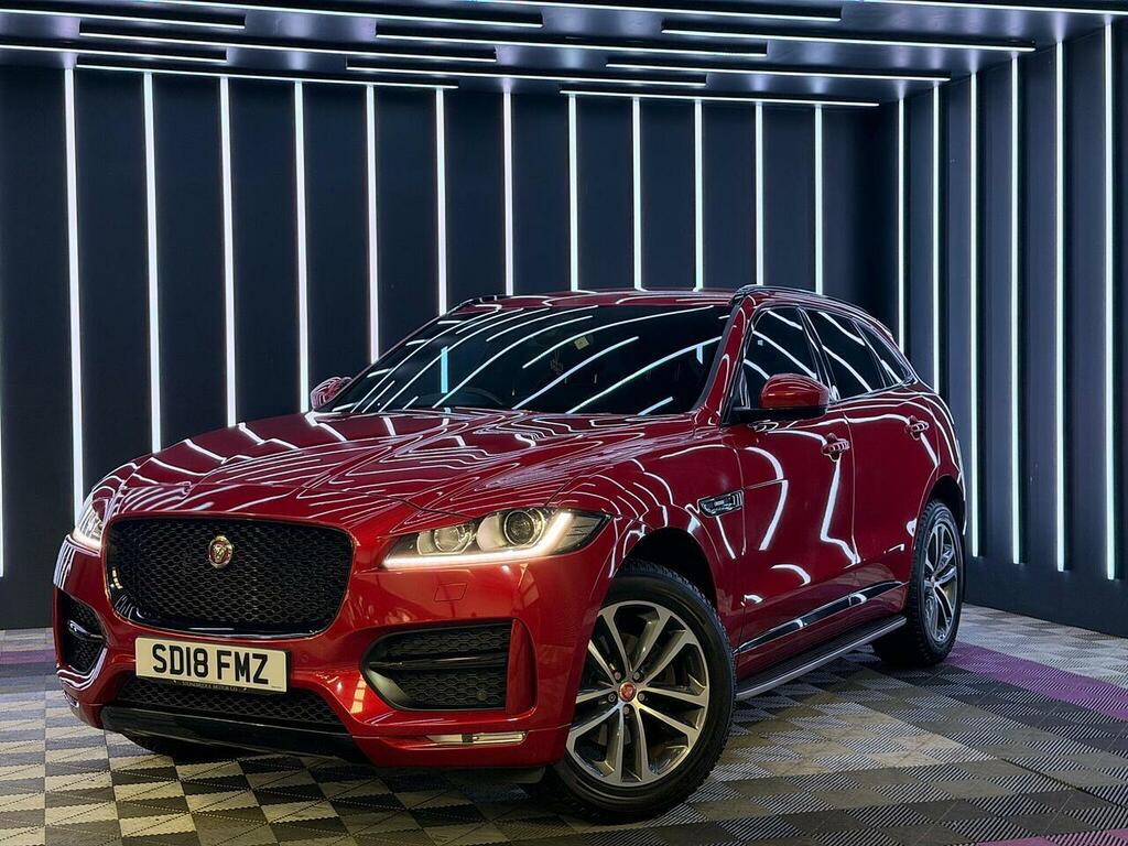 Jaguar F-Pace 2.0 D240 R-sport Awd Euro 6 Ss Red #5