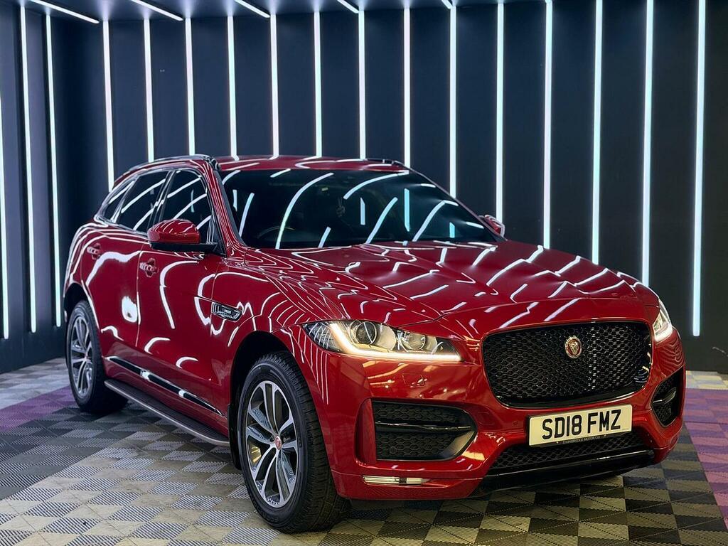 Jaguar F-Pace 2.0 D240 R-sport Awd Euro 6 Ss Red #2