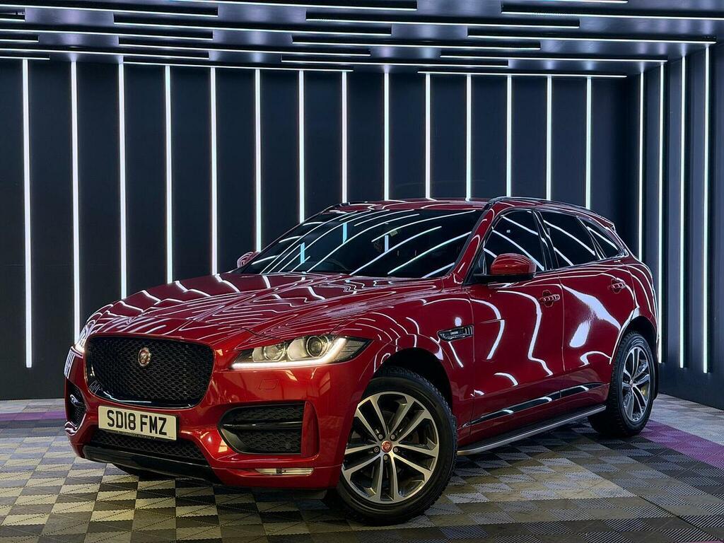 Jaguar F-Pace 2.0 D240 R-sport Awd Euro 6 Ss Red #4
