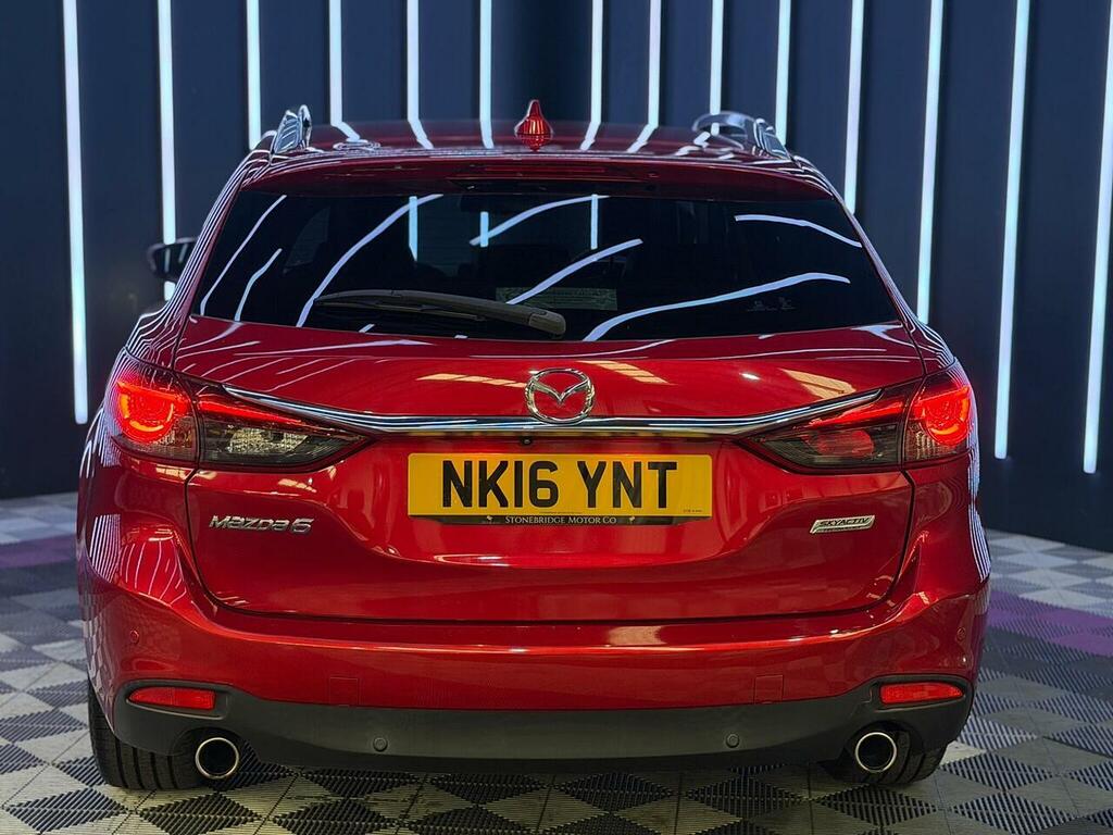 Mazda 6 Estate 2.2 Skyactiv-d Sport Nav Tourer Euro 6 Ss Red #16