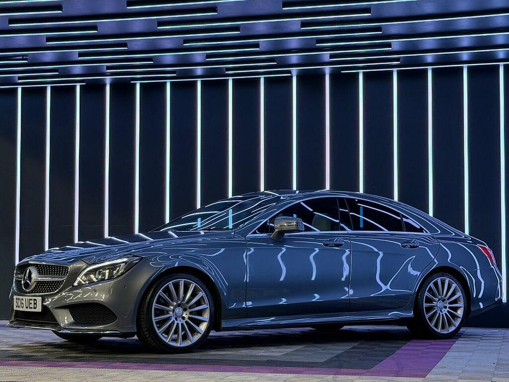 Mercedes-Benz CLS 3.0 Cls350d V6 Amg Line Premium Coupe G-tronic Grey #4