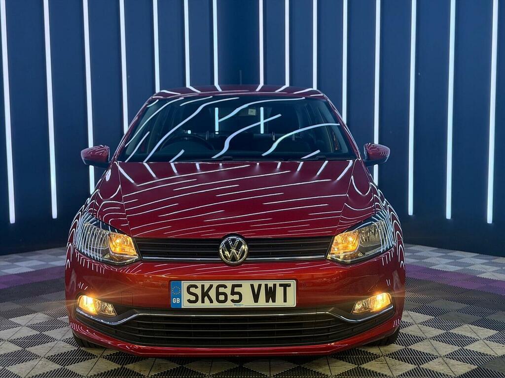Volkswagen Polo 1.2 Tsi Bluemotion Tech Se Euro 6 Ss SK65VWT Red #2