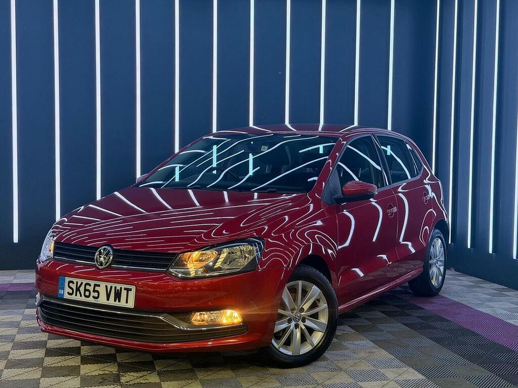 Volkswagen Polo 1.2 Tsi Bluemotion Tech Se Euro 6 Ss SK65VWT Red #3