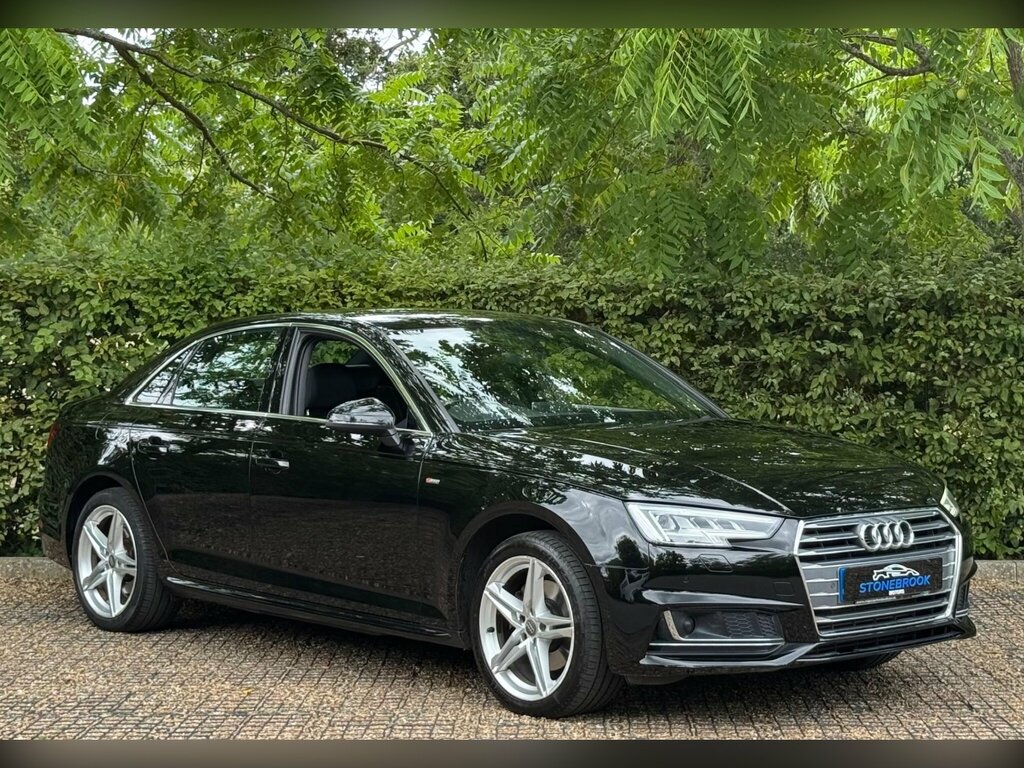 Audi A4 2.0 Tfsi S Line S Tronic Euro 6 Ss Black #4