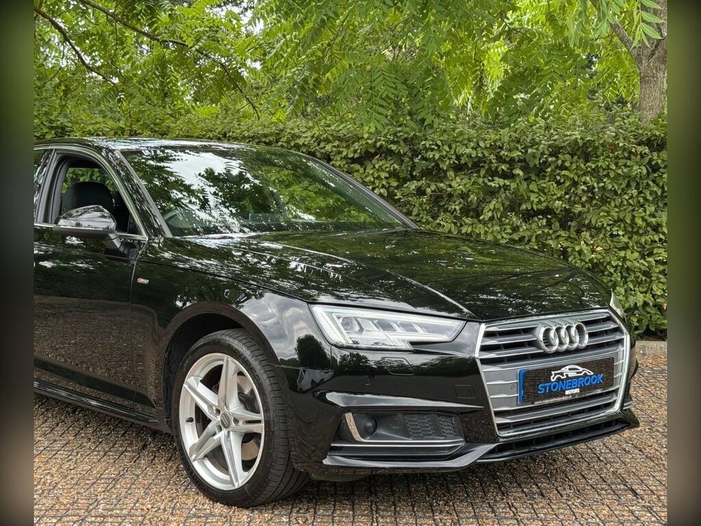 Audi A4 2.0 Tfsi S Line S Tronic Euro 6 Ss Black #5
