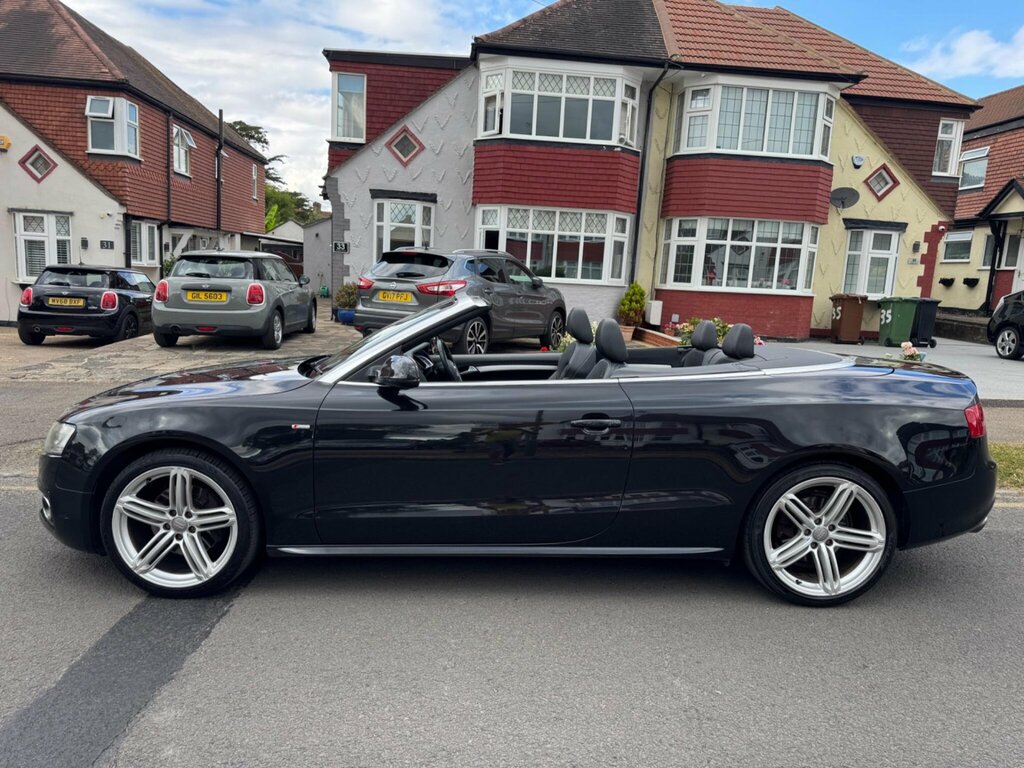 Audi A5 2.0 Tfsi S Line Convertible Multitronic Black #4