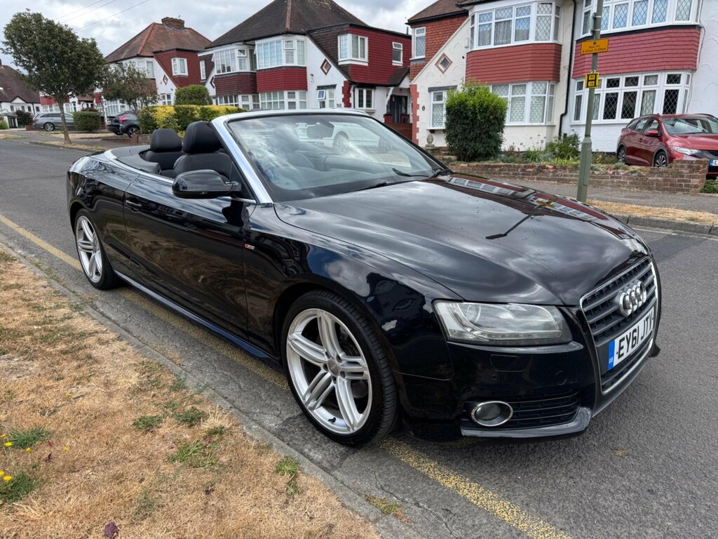 Audi A5 2.0 Tfsi S Line Convertible Multitronic Black #3
