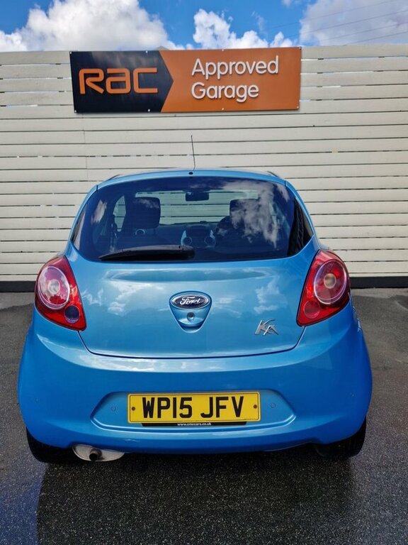 Ford KA 1.2 Zetec Hatchback Euro 5 S S Blue #3