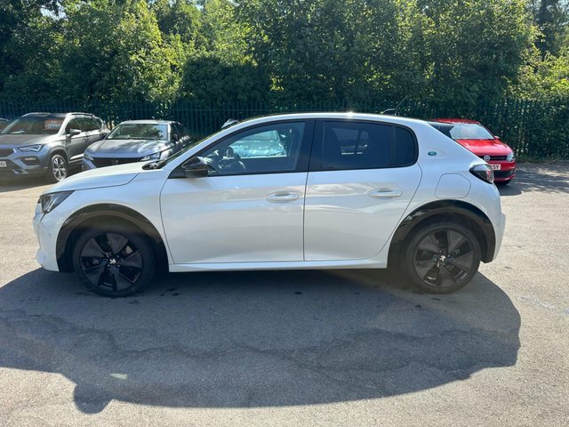 Peugeot e-208 50Kwh Gt Hatchback White #5