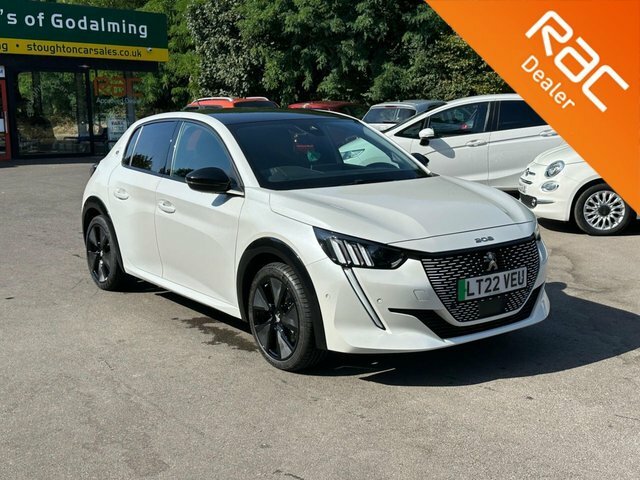 Peugeot e-208 50Kwh Gt Hatchback White