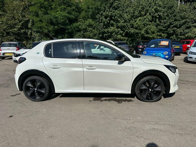 Peugeot e-208 50Kwh Gt Hatchback White #4