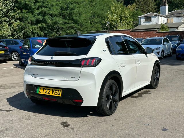 Peugeot e-208 50Kwh Gt Hatchback White #6