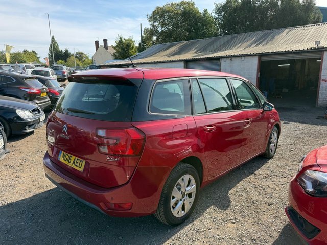 Citroen Grand C4 Picasso 1.6 Bluehdi Vtr Mpv Red #3