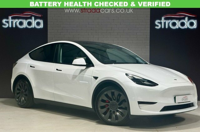 Tesla Model Y Motor Performance Suv White