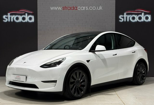 Tesla Model Y Motor Performance Suv LA72BTF White #2