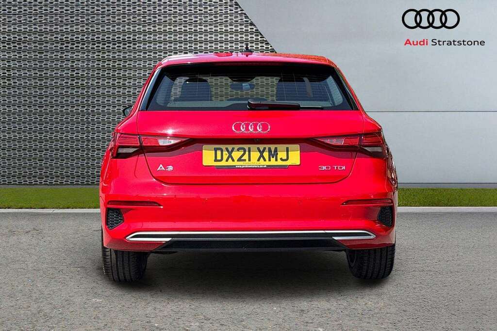 Audi A3 30 Tdi Sport 2021 DX21XMJ Red #4