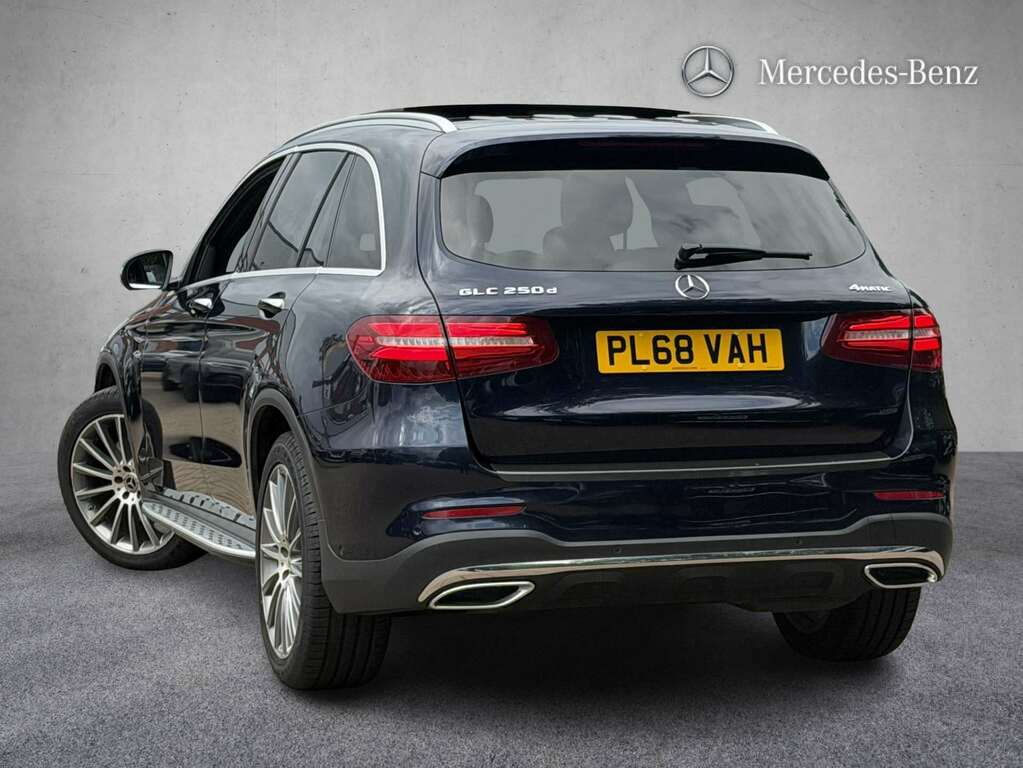 Mercedes-Benz GLC Class 250D 4Matic Amg Line Prem Plus 9G-tronic 2018 PL68VAH Blue #2