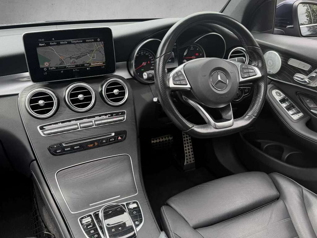Mercedes-Benz GLC Class 250D 4Matic Amg Line Prem Plus 9G-tronic 2018 PL68VAH Blue #4