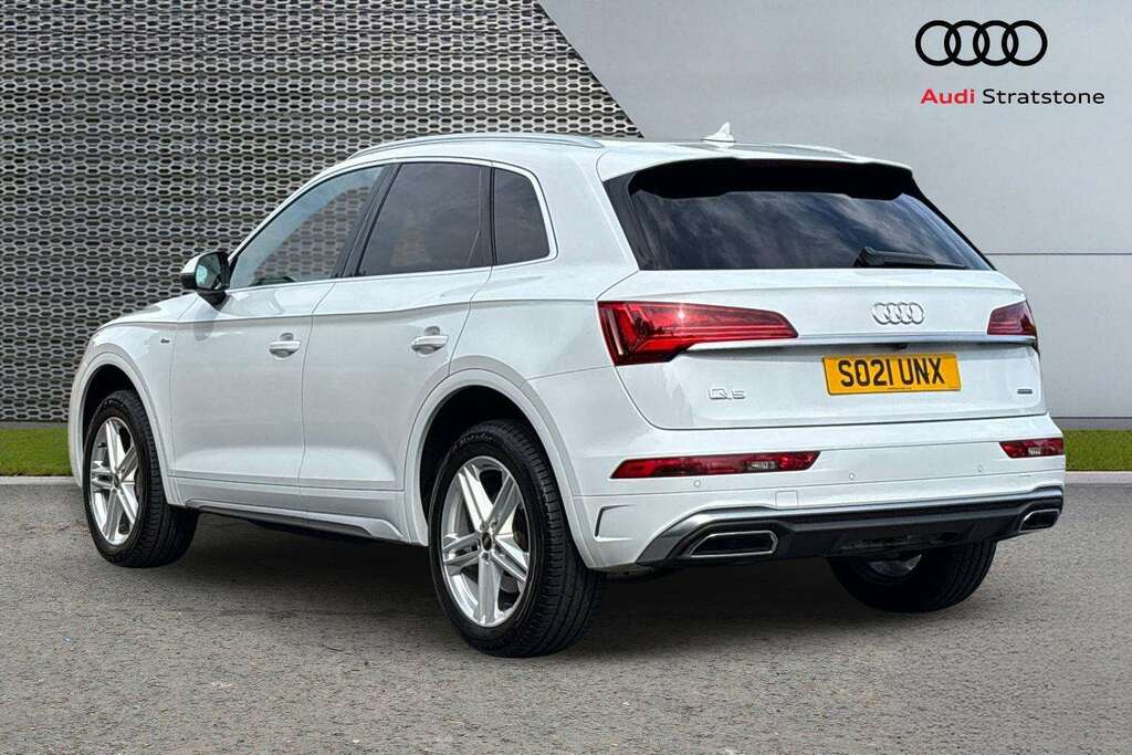 Audi Q5 45 Tfsi Quattro S Line S Tronic 2021 SO21UNX White #3