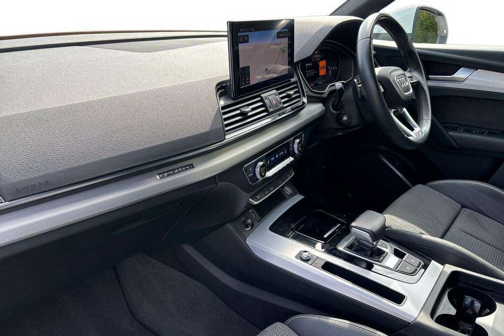 Audi Q5 45 Tfsi Quattro S Line S Tronic 2021 SO21UNX White #2