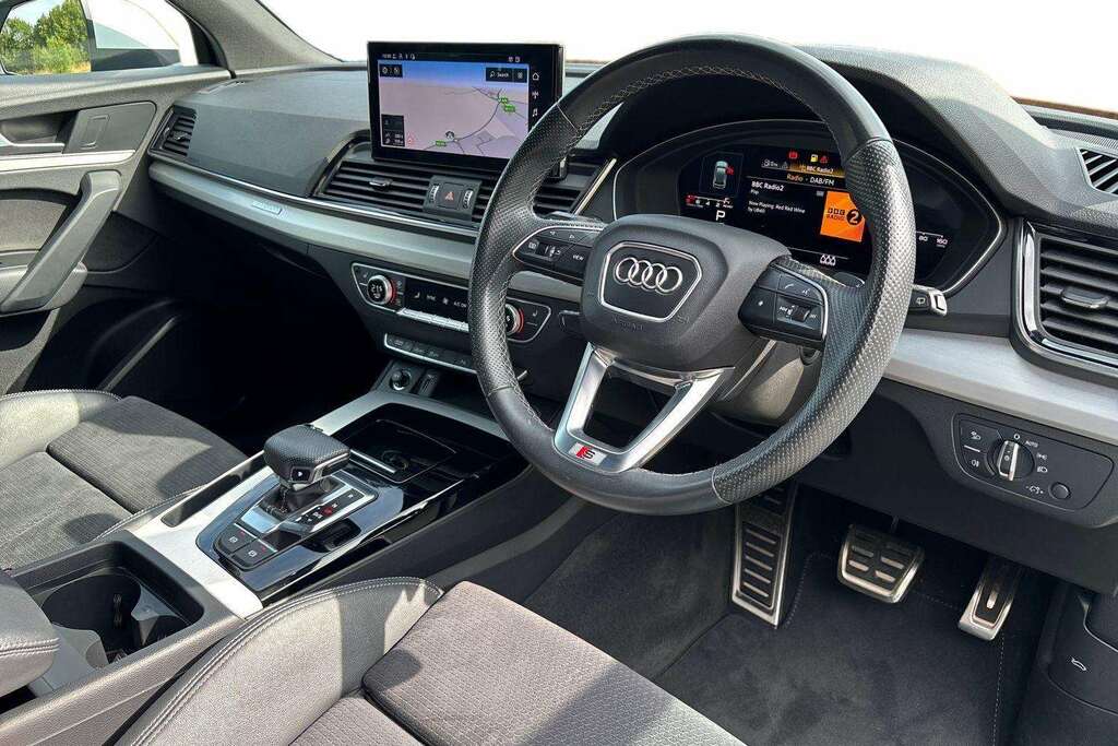 Audi Q5 45 Tfsi Quattro S Line S Tronic 2021 SO21UNX White #6