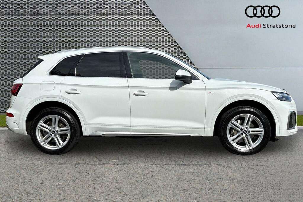 Audi Q5 45 Tfsi Quattro S Line S Tronic 2021 SO21UNX White #4